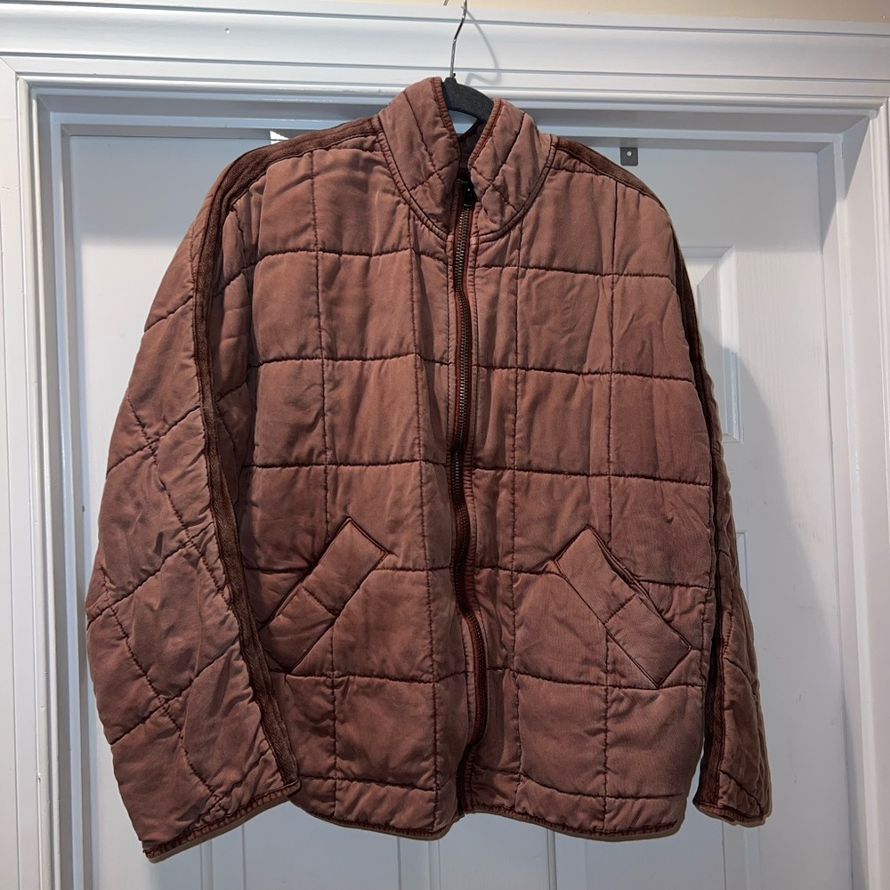 Free People Quilted Dolman Jacket
